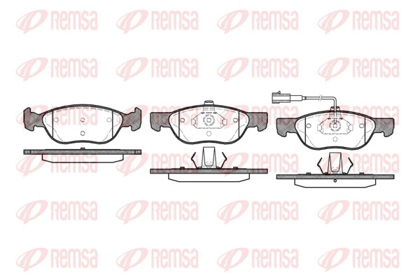 Brake Pad Set, disc brake (0587.21)