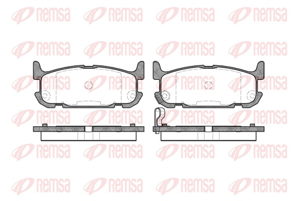 Brake Pad Set, disc brake (0853.12)