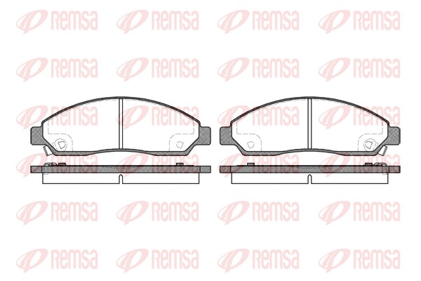 Brake Pad Set, disc brake (1098.14)