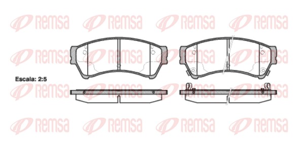 Brake Pad Set, disc brake (1196.02)