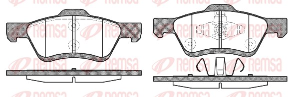 Brake Pad Set, disc brake (1124.00)