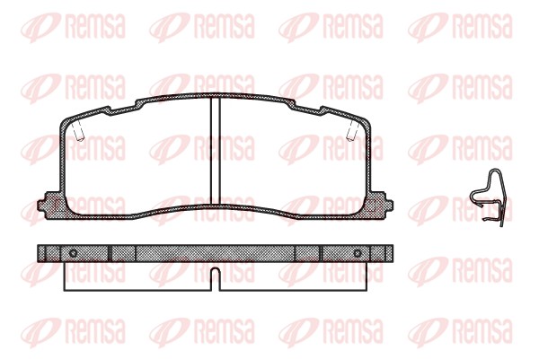 Brake Pad Set, disc brake (0367.00)