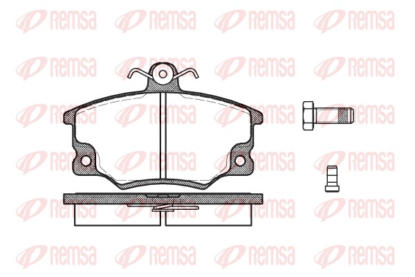 Brake Pad Set, disc brake (0146.14)
