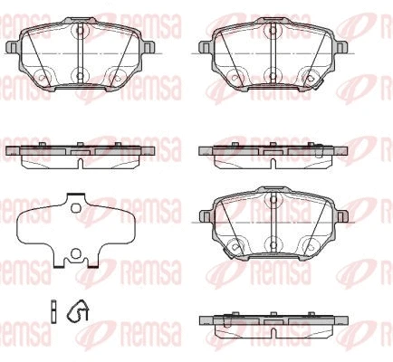 Brake Pad Set, disc brake (1937.02)