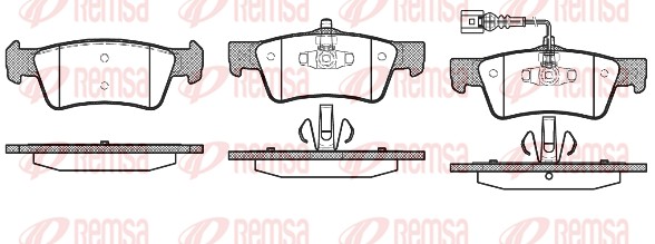 Brake Pad Set, disc brake (1187.01)