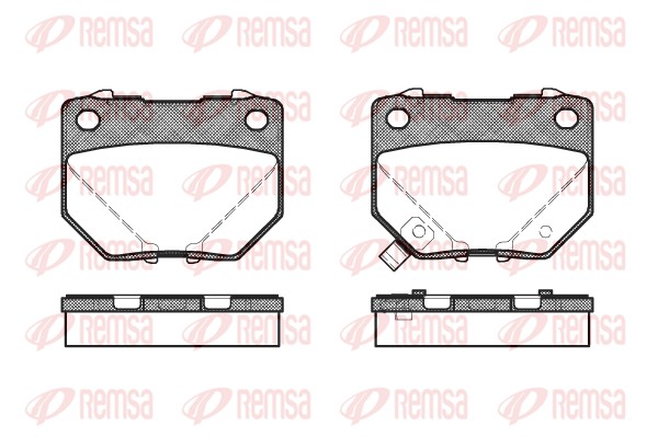 Brake Pad Set, disc brake (0365.21)