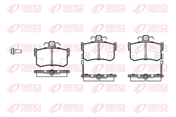 Brake Pad Set, disc brake (0251.12)