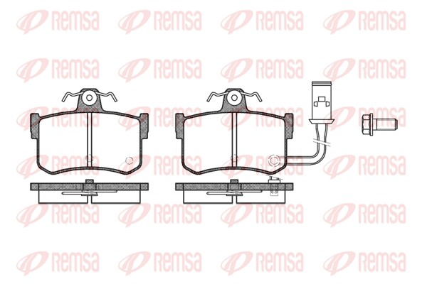 Brake Pad Set, disc brake (0251.01)