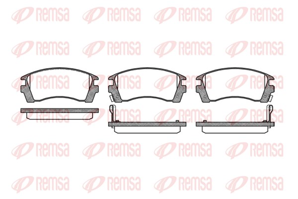 Brake Pad Set, disc brake (0363.02)
