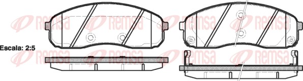 Brake Pad Set, disc brake (1244.02)