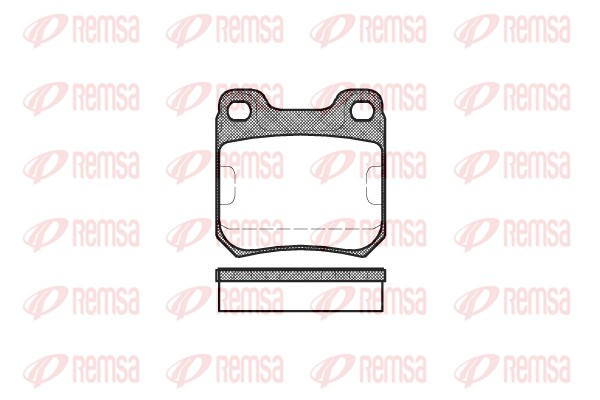 Brake Pad Set, disc brake (0239.00)