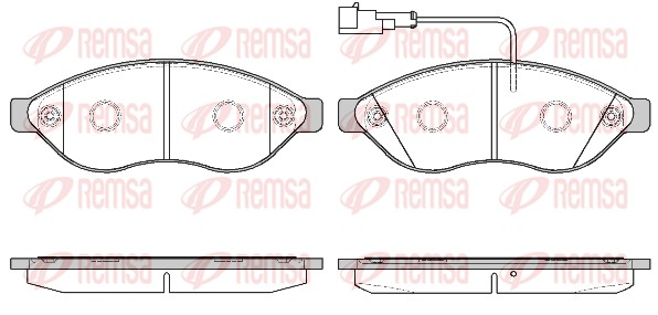 Brake Pad Set, disc brake (1237.11)