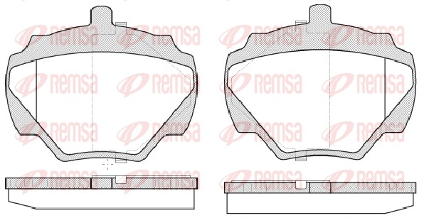 Brake Pad Set, disc brake (0222.10)