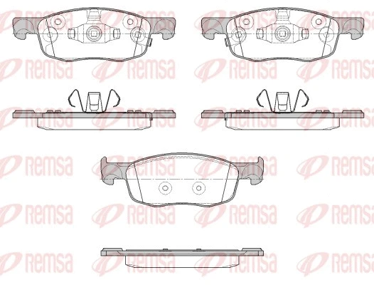 Brake Pad Set, disc brake (1939.02)