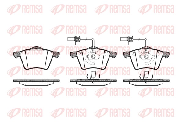 Brake Pad Set, disc brake (0721.02)