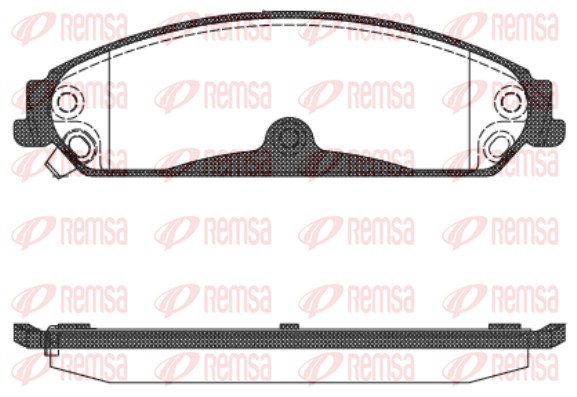 Brake Pad Set, disc brake (1128.04)