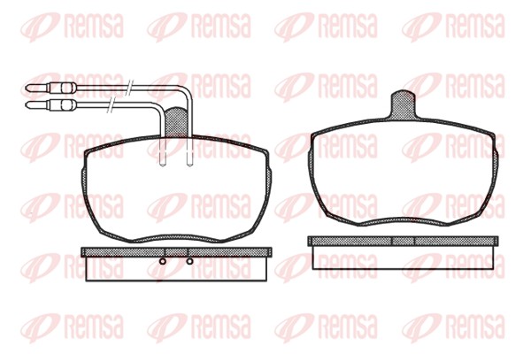 Brake Pad Set, disc brake (0056.04)