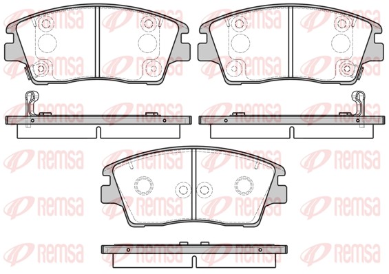 Brake Pad Set, disc brake (1676.02)