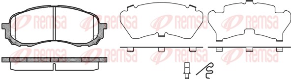 Brake Pad Set, disc brake (1081.11)