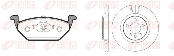 Brake Kit, disc brake (8633.00)