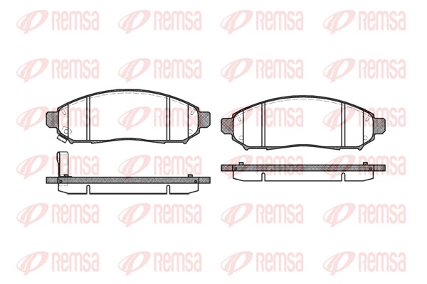 Brake Pad Set, disc brake (1162.01)