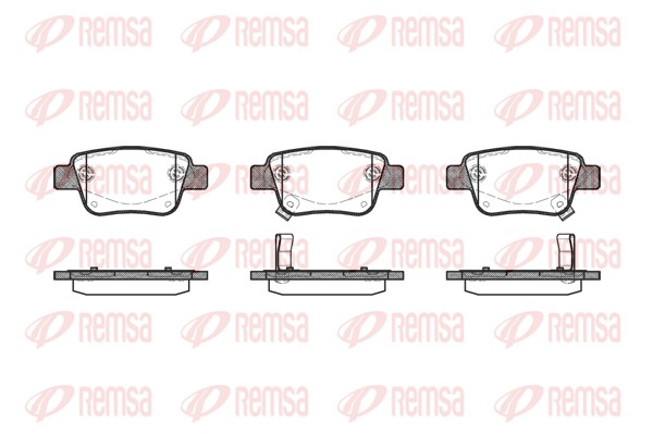 Brake Pad Set, disc brake (1047.02)