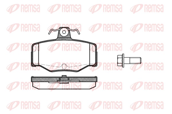 Brake Pad Set, disc brake (0343.00)
