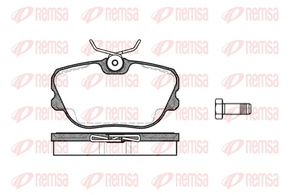 Brake Pad Set, disc brake (0280.10)