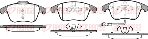 Brake Pad Set, disc brake (1219.21)