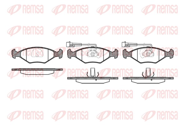 Brake Pad Set, disc brake (0281.32)