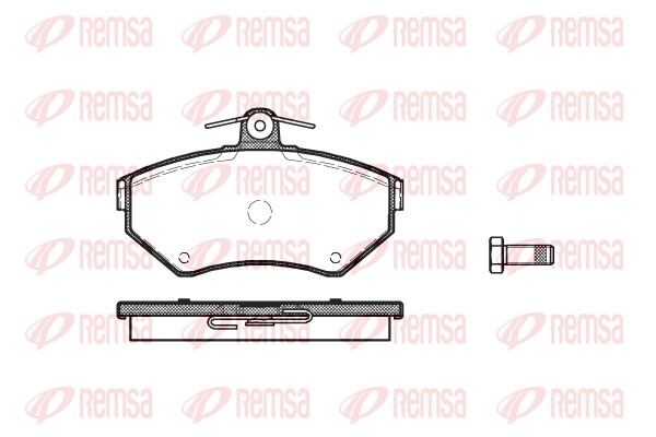 Brake Pad Set, disc brake (0631.00)