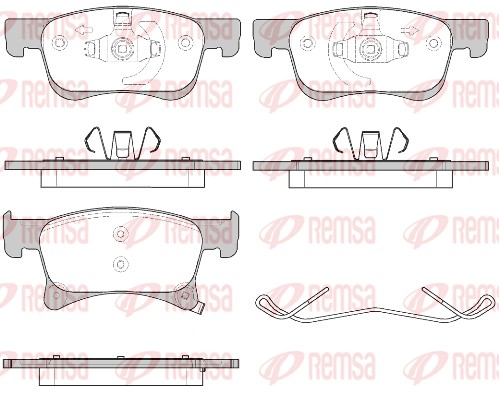 Brake Pad Set, disc brake (1580.02)