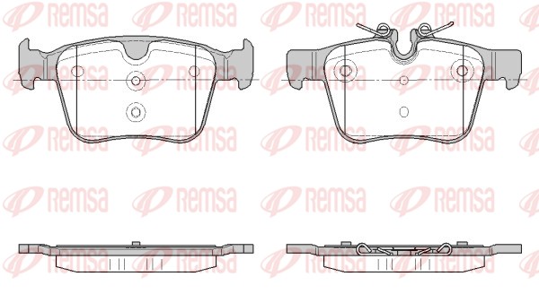 Brake Pad Set, disc brake (1516.45)