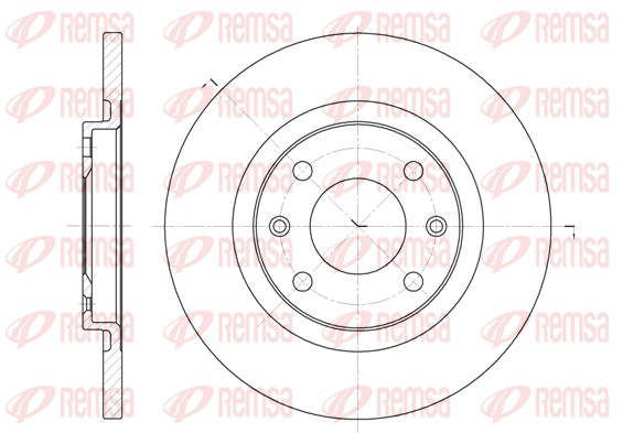 Brake Disc (6536.00)