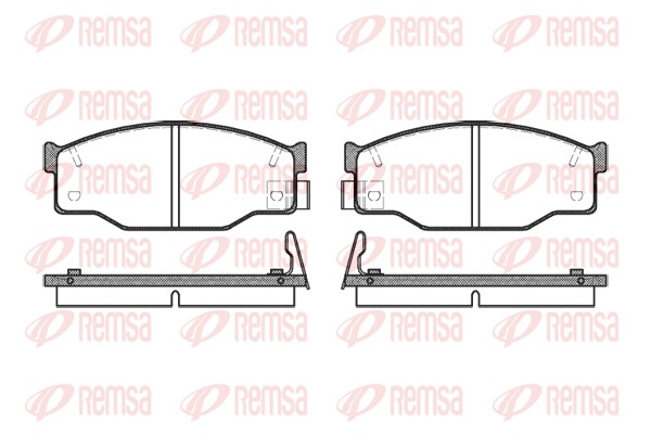 Brake Pad Set, disc brake (0195.14)