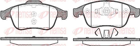 Brake Pad Set, disc brake (1389.00)