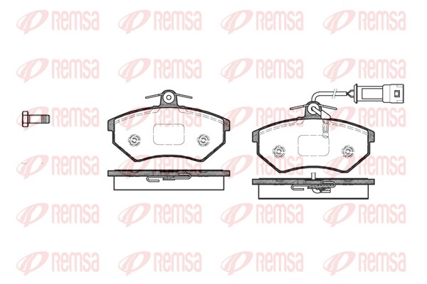 Brake Pad Set, disc brake (0134.42)