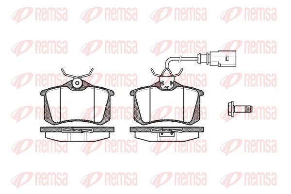 Brake Pad Set, disc brake (0263.02)