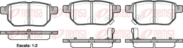Brake Pad Set, disc brake (1286.02)