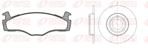 Brake Kit, disc brake (8171.04)