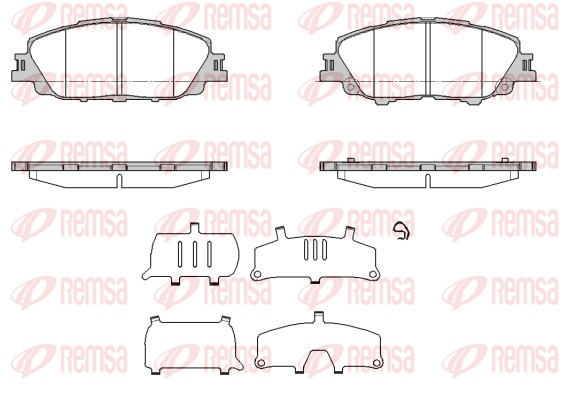 Brake Pad Set, disc brake (1870.00)