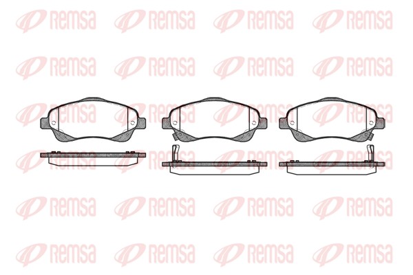 Brake Pad Set, disc brake (1046.02)