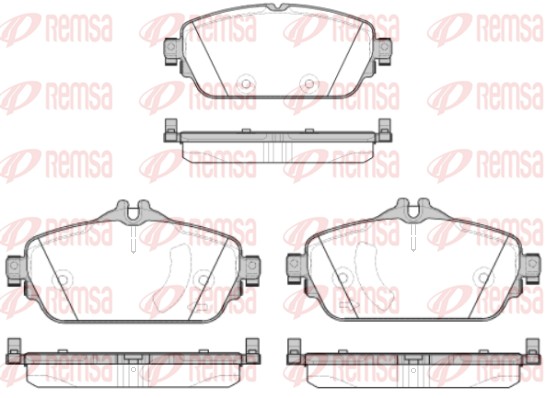 Brake Pad Set, disc brake (1592.08)