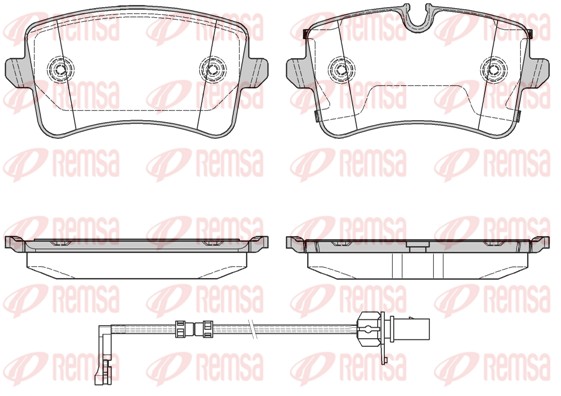 Brake Pad Set, disc brake (1343.20)