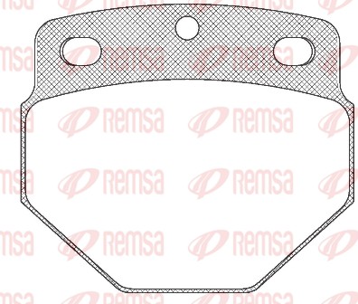 Brake Pad Set, disc brake (JCA 327.00)