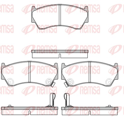 Brake Pad Set, disc brake (0592.42)