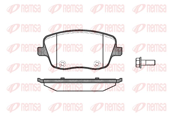 Brake Pad Set, disc brake (0775.00)