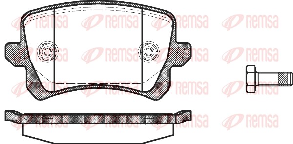 Brake Pad Set, disc brake (1342.00)