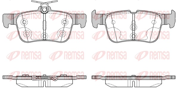 Brake Pad Set, disc brake (1551.00)