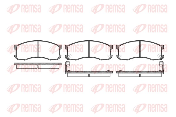 Brake Pad Set, disc brake (0313.02)